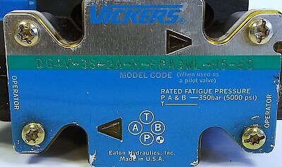 Vickers DG4V-3S-2A-M-FPA3WL-H5-60 24 V DC Hydraulic Directional Control Valve