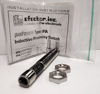 Efector IFA2002-FRKG/US-100-IRF IF5763 10-55 V DC Inductive Proximity Sensor