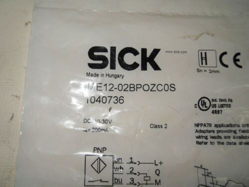 Sick Ime1202BPOZCOS Proximity Switch
