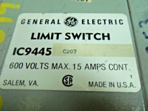 GE IC9445C207 LIMIT SWITCH HEAVY DUTY