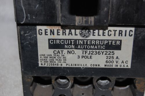 GE TFJ236Y225 CIRCUIT INTERRUPTER
