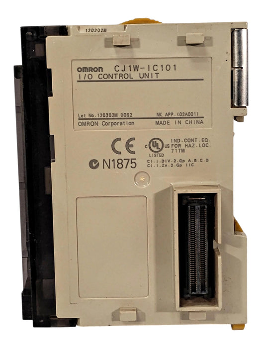 Omron CJ1W-IC101 PLC I/O Control Unit