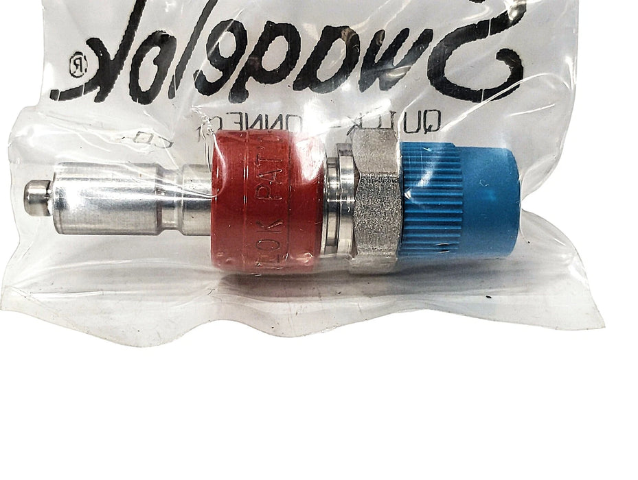 Swagelok SS-QC6-D-4PM 316SS 1/4 in Male NPT 0.5 Cv Quick Connect Stem with Valve