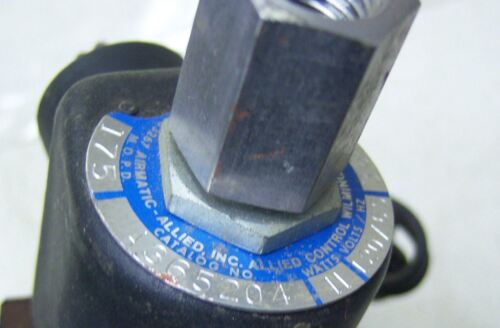 Allied Control Solenoid Valve A365204 11 Watts 120/60 3/64 1/16 Orifice