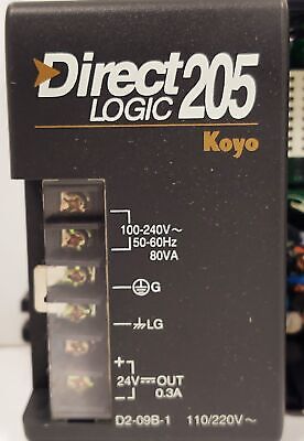 Automation Direct D2-09B-1 9 Slot DirectLOGIC 205 PLC I/O Base