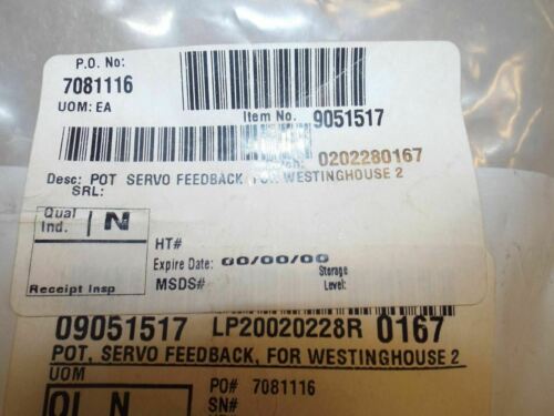 HAGAN 181208 9918 28C1-1603 SERVO RESISTOR