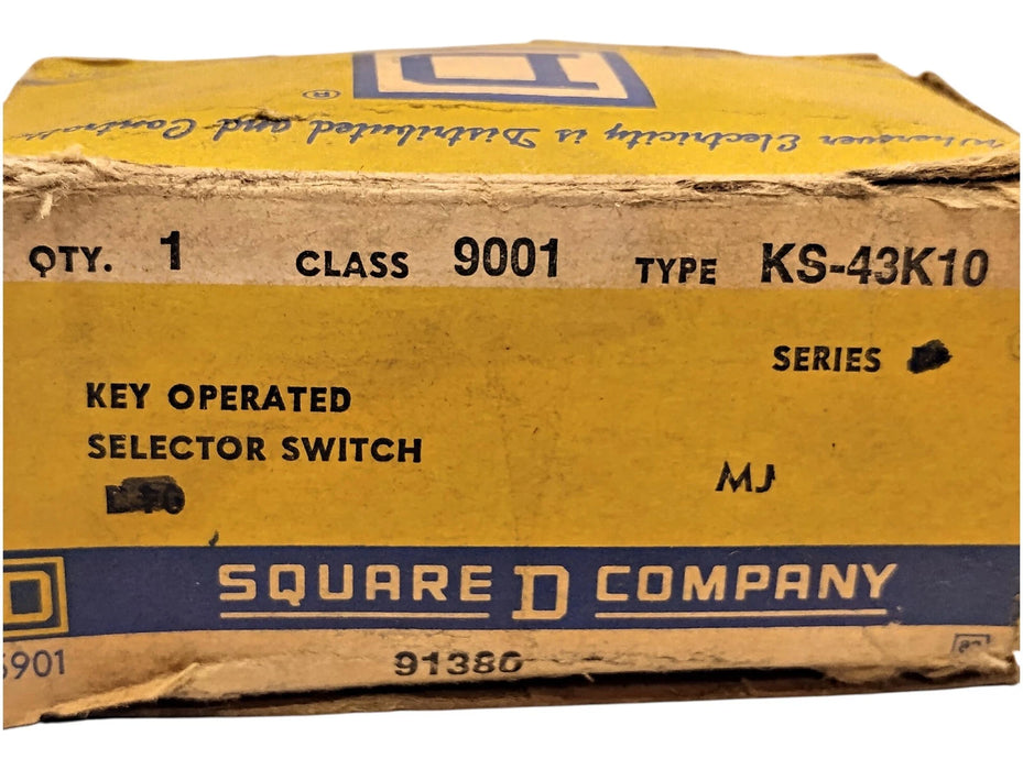 Square D 9001-KS43K10 3 Position Key Operated Switch Actuator