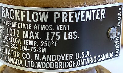 Watts 9D-M2 3/4 in Backflow Preventer
