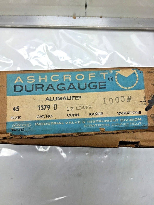 Ashcroft 45-1379D Pressure Gauge