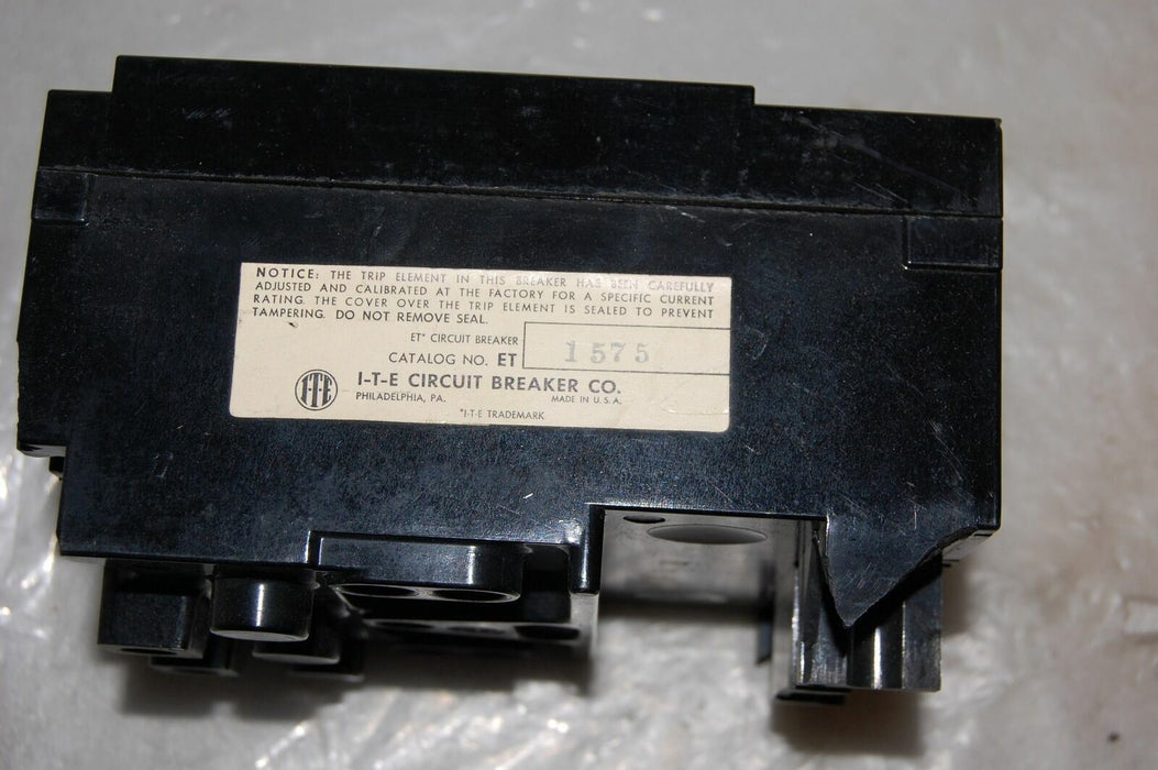 Siemens CIRCUIT BREAKER ET1575