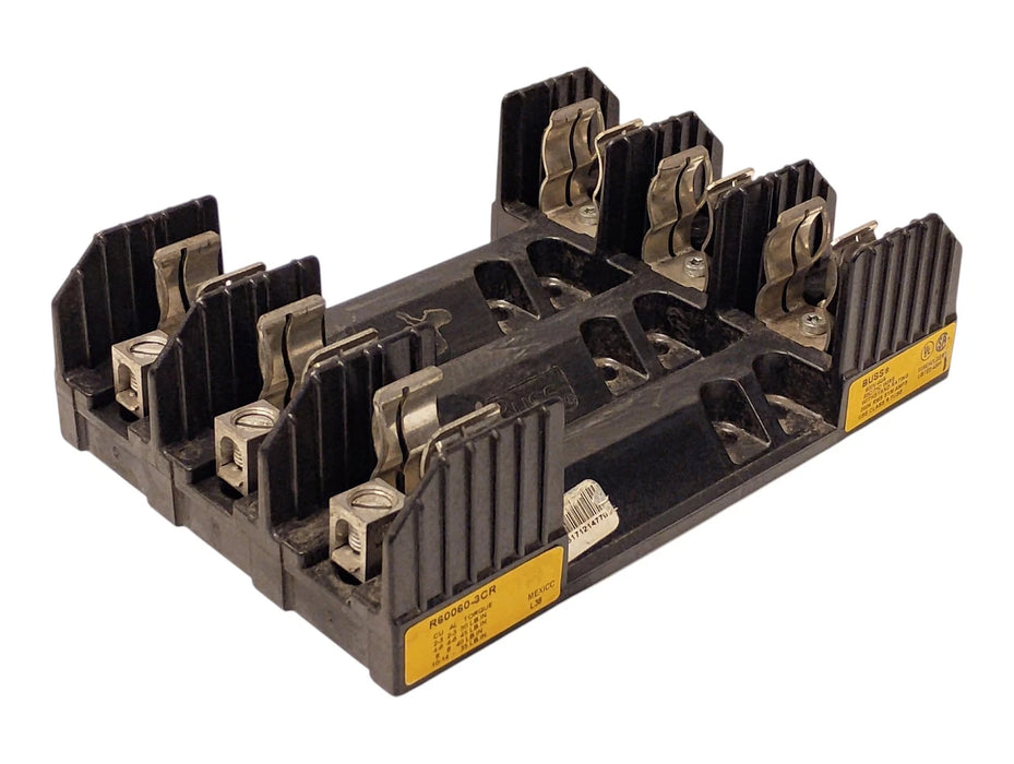 Bussmann R60060-3CR 600 V 60 A 3-Pole Fuse Block