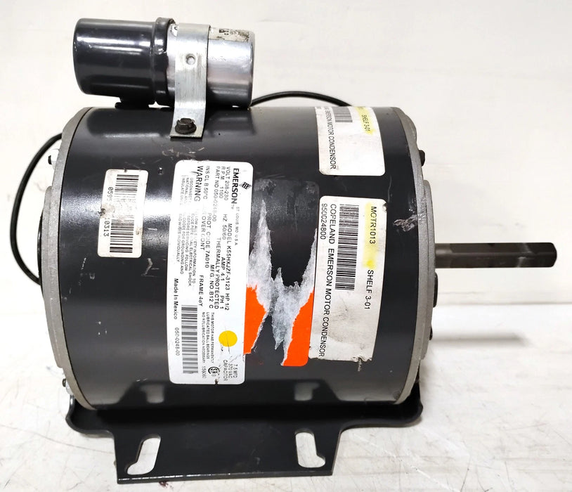 Emerson Copeland K55HXJZF-3123 050-0248-00 208-230 V 1/2 HP 1100 RPM Fan Motor