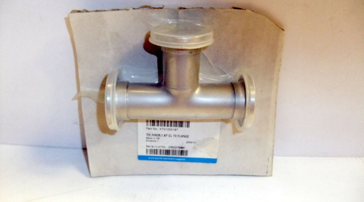 Agilent Tee NW25 1.97 CL to Flange KT01000197