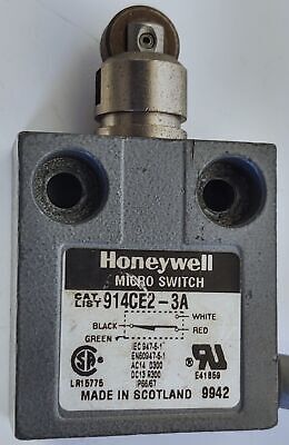 Honeywell 914CE2-3A Roller Plunger Limit Switch