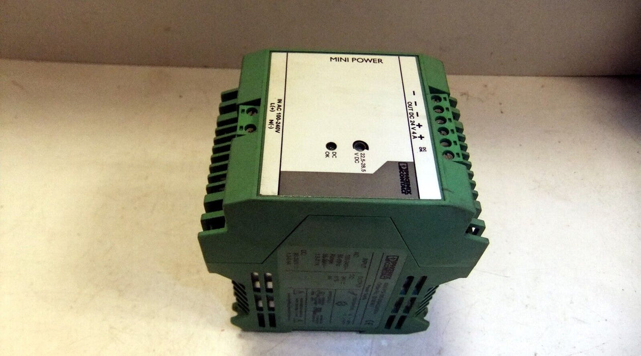 Phoenix Contact Power Supply MINI-PS-100-240AC/24DC/4
