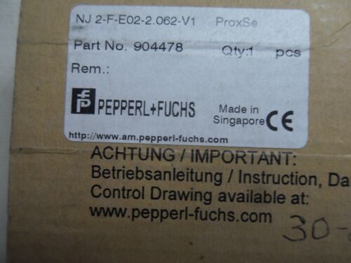 1 Pepperl 904478 INDUCTIVE PROXIMITY SENSOR