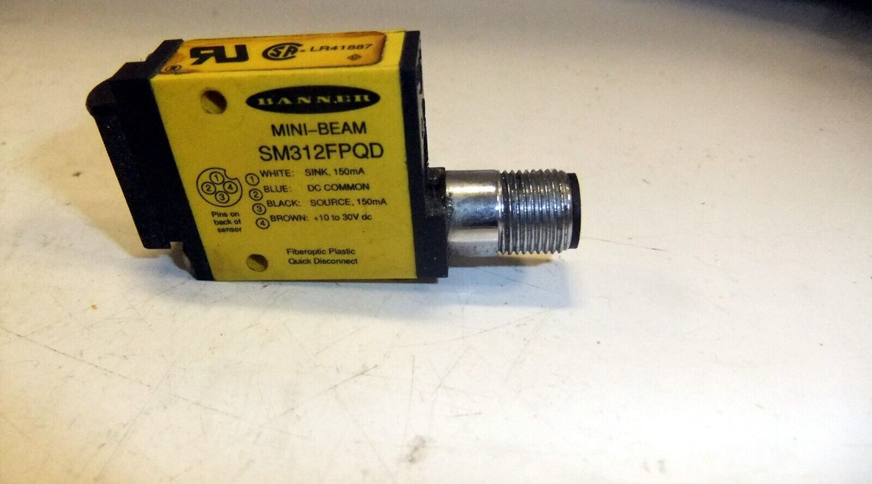 Banner Engineering Photoelectric Sensor SM312FPQD