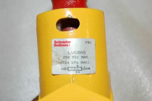 SCHRADER BELLOWS LV60AS LOCKOUT VALVE