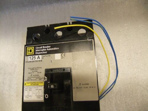 Square D Circuit Breaker 125A KHL3612517DC1616