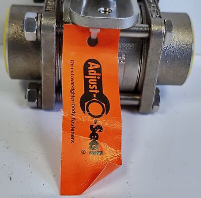 PBM SPHD5QG04 3/4" HL/GX/900 psig CWP 58129/001 Stainless Steel Ball Valve