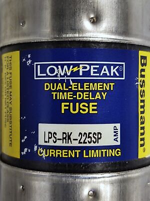 Bussmann LPS-RK-225SP LOW-PEAK 225 A Class RK1 Time-Delay Current-Limiting Fuse