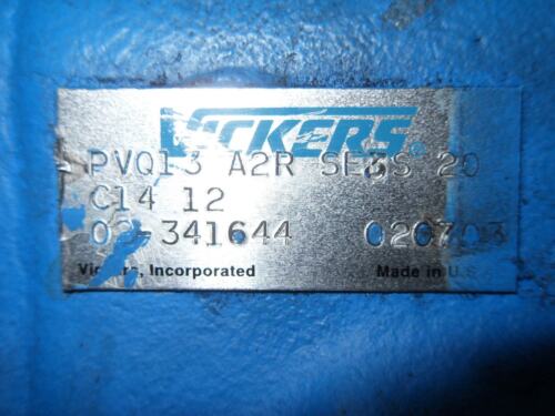 Vickers 02341644 Pvq13-A2R-Se3S-20-C14-12 Piston Pump