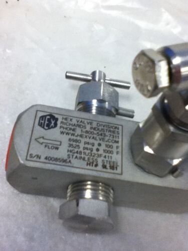 HEX VALVE DIVISION HG481U323F411 VALVE- NO BOX