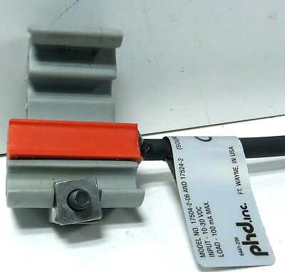 PHD 17524-2 10-30 V DC Solid State Proximity Switch w/ Connector and Indicator
