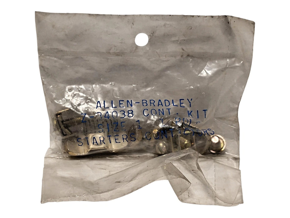 Allen-Bradley Z-34038 600 V AC/DC 27 A Size 1 Single Pole Contact Kit