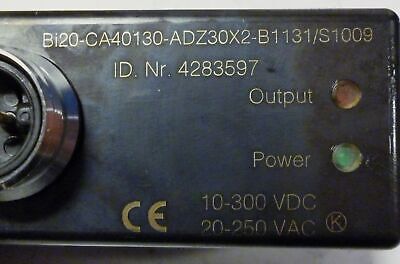 Turck BI20-CA40130-ADZ30X2-B1131/S1009 Sensor