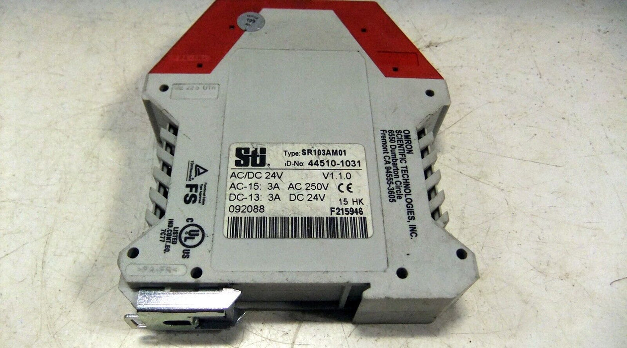 Omron STI 44510-1031 SR103AM01 24 V Safety Relay