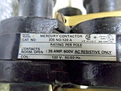 MDI 355NO-120A 120V 50/60HZ Contactor