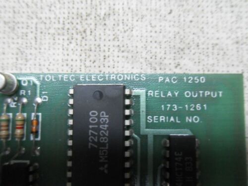1 TOLTEC ELECTRONICS PAC-1250 RELAY OUTPUT