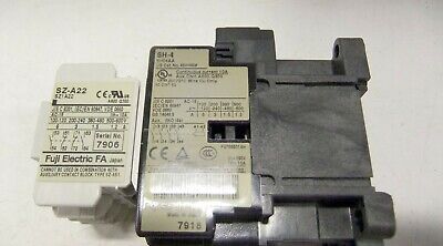 Fuji Overload Relay SH-4AA with SZ1A22 Aux. Contact