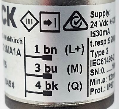 Sick L21E-21MA1A Photoelectric Sensor