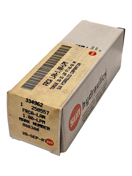 Sun Hydraulics FRCA-LAN1-1.00-LPM 5000 psi Fixed-Orifice Flow Control Valve