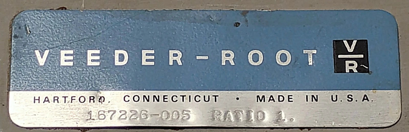 Veeder Root 167226-005 6 Digit Mechanical Counter
