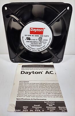 Dayton 3LE74 230 V AC Electronic Component Fan
