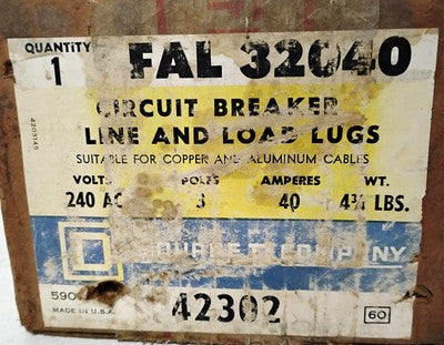 Square D FAL32040 240 V AC 40 A 3 P Circuit Breaker