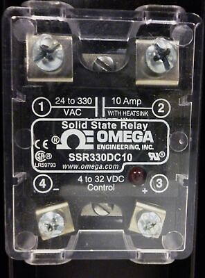 Omega SSR330DC10 Solid State Relay with a FHS-2 Finned Heat Sink