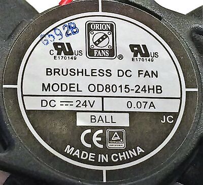 2 Orion OD8015-24HB Brushless DC Fan