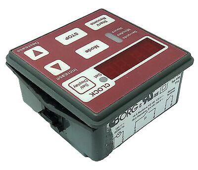 Borg 27501-030 Type 650 120/240 V AC 1/2-3/4 HP 10-15 A Digital PLC Timer Module