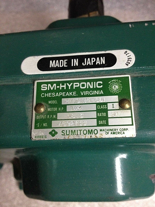 Sumitomo TC-FX M6003097 3 Phase Induction Motor