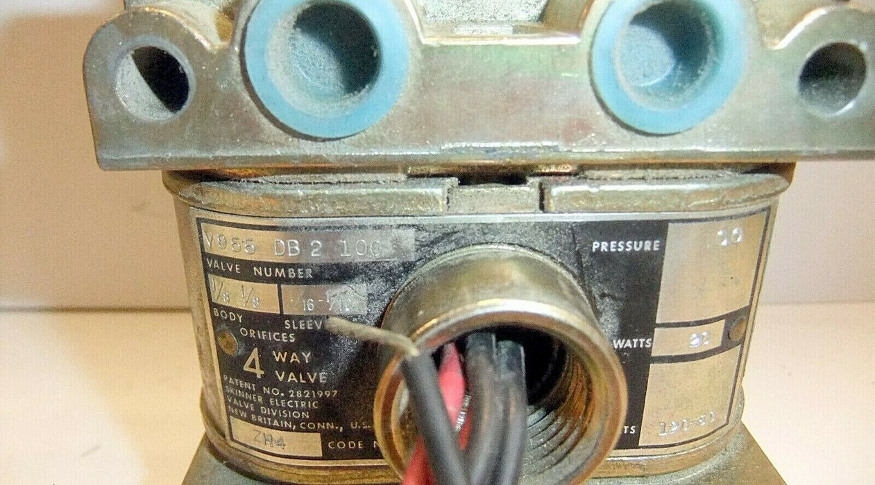 SKINNER V955DB2100 4 WAY SOLENOID VALVE