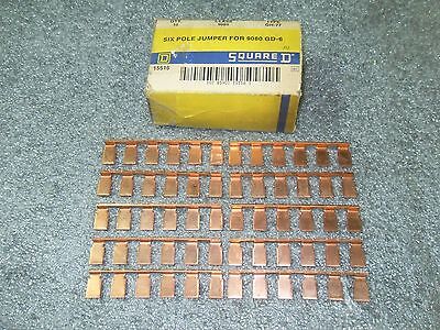 10 Square D 9080-GH-77 6-POLE JUMPERS