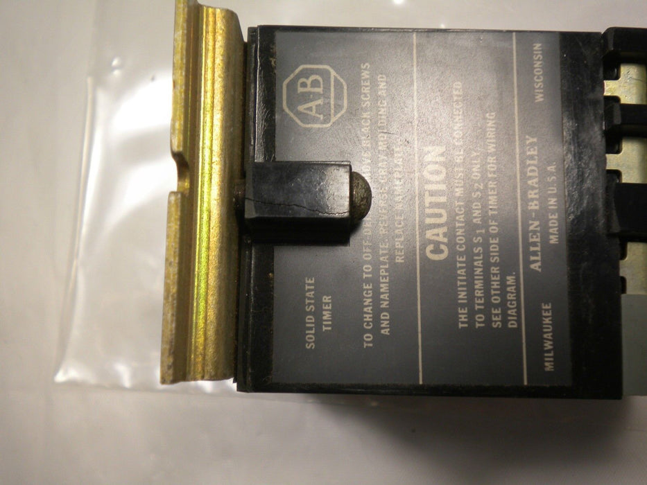 Allen-Bradley SS Timing Module 852S-NSB .5-30 Seconds