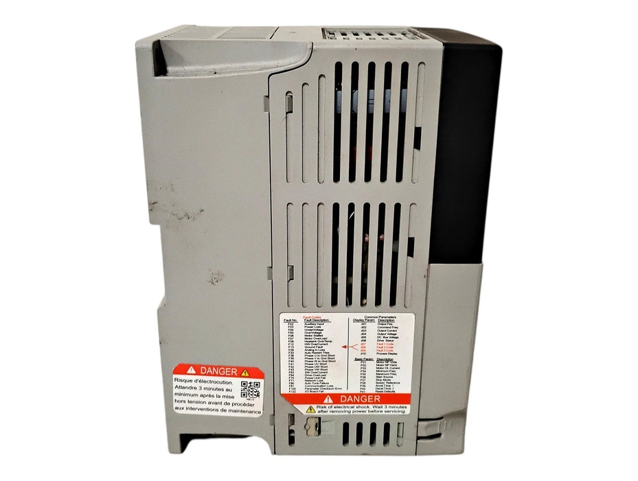 Allen-Bradley 22A-B012N104 Ser A FRN 6.01 240 V 3 HP 2.2 kW Variable Freq Drive