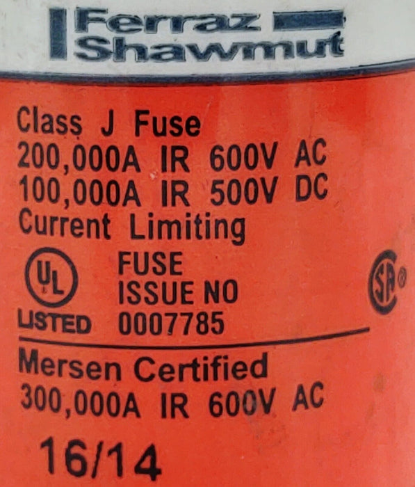 Gould AJT40 40 A 600 V Dual Element Current Limiting Time Delay Fuse