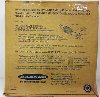 Banner Engineering 17237 / BF23S Diffuse Mode Bifurcated Fiber Optic Cable