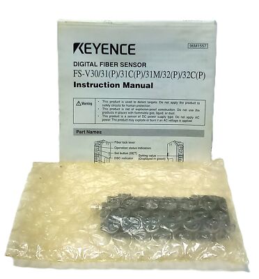 KEYENCE FS-V31CP 12-24 V DC 100 mA Fiber Optic Photoelectric Switch